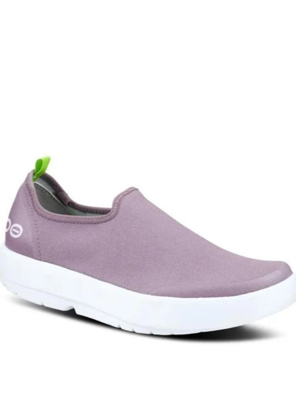 OOFOS Oomg Eezee Low Slip-On Shoes- White/Mauve